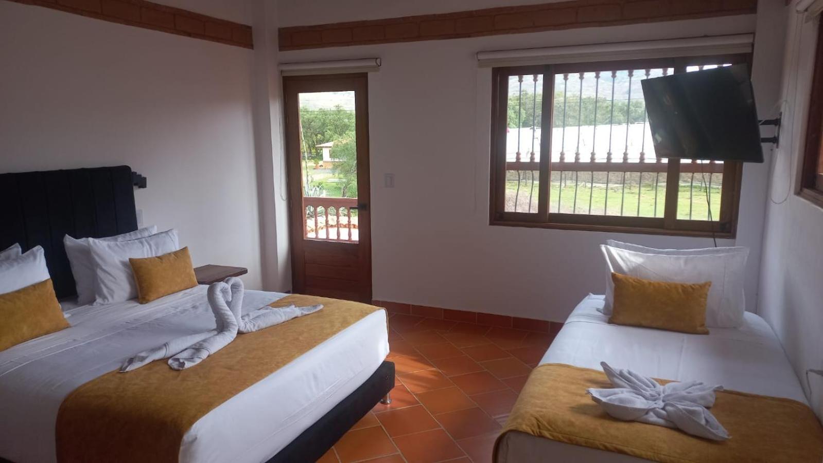 Hotel Santa Barbara Sachica Villa de Leyva Buitenkant foto