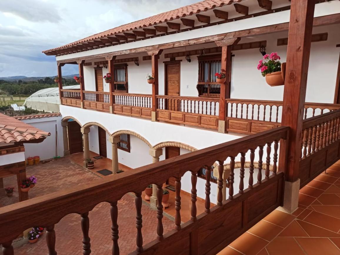 Hotel Santa Barbara Sachica Villa de Leyva Buitenkant foto